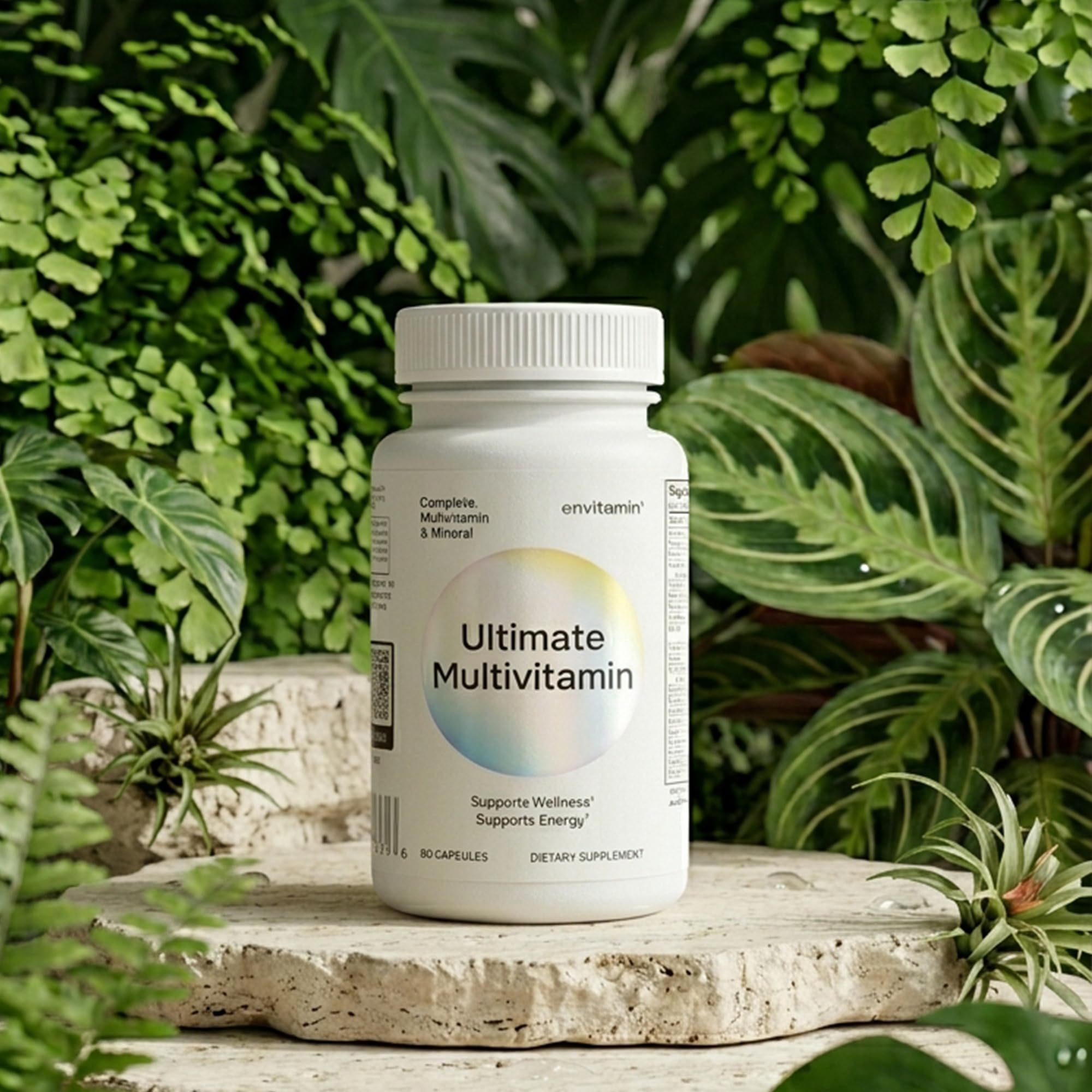 envitamin Ultimate Multivitamin Multimineral and Superfood with 42 Fruit and Vegetable Blend, 60 Count