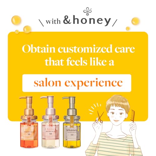 &honey Melty Moist Repair Hair Oil 100mL/3.38 Oz Sulfate-Free Moisturizing Hair Oil to help Tame Frizz and Waves Unique Blend of Honeys Argan Oil Frizzy Hair Japanese (1, Oil) - 1 - 3.4 Count (Pack of 1)