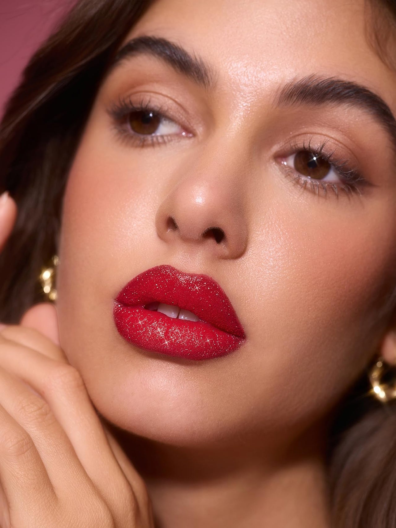 SHEGLAM Lip Dazzler Glitter Kit Long-Lasting Glitter Lip Gloss Sexy Super Stay Non-Sticky Shiny Liquid Kit Lipstick Y2K-Curtain Call